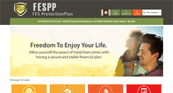 Desktop Screenshot of fesprotectionplan.com